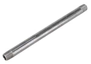 ProSource 1/4X6B Pipe Nipple, 1/4 in, Male, Steel, 40 Schedule, 6 in L