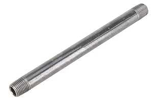 ProSource 3/8X3B Pipe Nipple, 3/8 in, Male, Steel, 40 Schedule, 3 in L