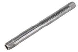 ProSource 3/8X3B Pipe Nipple, 3/8 in, Male, Steel, 40 Schedule, 3 in L