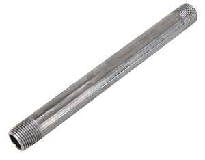 ProSource 1/2X4B Pipe Nipple, 1/2 in, Male, Steel, 40 Schedule, 4 in L