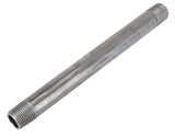 ProSource 1/2X4B Pipe Nipple, 1/2 in, Male, Steel, 40 Schedule, 4 in L