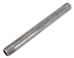 ProSource 1/2X5B Pipe Nipple, 1/2 in, Male, Steel, 40 Schedule, 5 in L