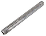 ProSource 1/2X6B Pipe Nipple, 1/2 in, Male, Steel, 40 Schedule, 6 in L