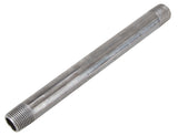 ProSource 1/2X6B Pipe Nipple, 1/2 in, Male, Steel, 40 Schedule, 6 in L