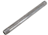 ProSource 1/2X8B Pipe Nipple, 1/2 in, Male, Steel, 40 Schedule, 8 in L