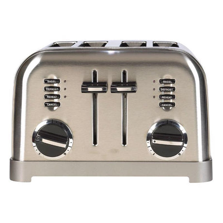 Cuisinart Stainless Steel Silver 4 slot Toaster 7.4 in. H X 11.14 in. W X 10.67 in. D