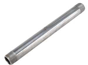 PIPE NIPPLE BLACK 3/4X8