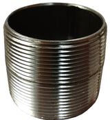 ProSource 2XC Pipe Nipple, 2 in, Male NPT Threaded, Steel, SCH 40 Schedule