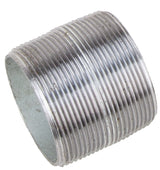 ProSource 1/8XCG Pipe Nipple, 1/8 in, Male NPT Threaded, Steel, 40 Schedule, Pack of 10