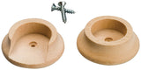 Waddell 408DP Closet Pole Socket, For: 1-3/8 in Closet Pole or 1 in Pipe
