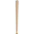 Waddell 2508 Table Leg, 7-1/2 in H, Hardwood, Smooth Sanded