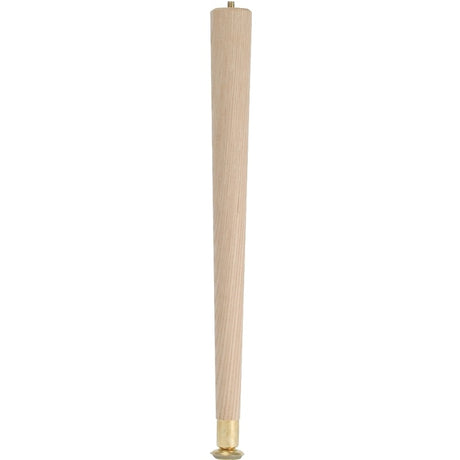 Waddell 2508 Table Leg, 7-1/2 in H, Hardwood, Smooth Sanded