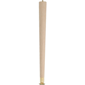 Waddell 2506 Table Leg, 5-1/2 in H, Hardwood, Smooth Sanded