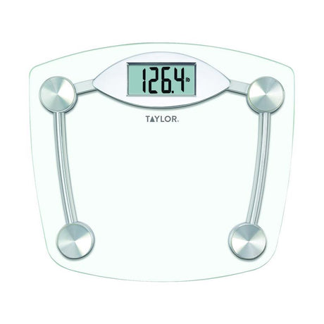 Taylor 400 lb Digital Bathroom Scale Clear, Pack of 2