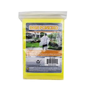 IIT Yellow Polyethylene Rain Poncho One Size Fits All, Pack of 36