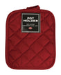 Ritz Solid Paprika Cotton Pot Holder, Pack of 6