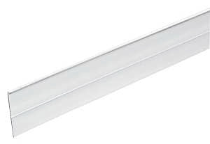 Frost King DS101WH Door Sweep, 36 in L, 1-1/2 in W, PVC Flange