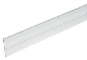Frost King DS101WH Door Sweep, 36 in L, 1-1/2 in W, PVC Flange