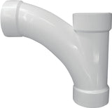 Canplas 194303 DWV Combination Tee Pipe Wye, 3 in, Hub, PVC, White, SCH 40 Schedule
