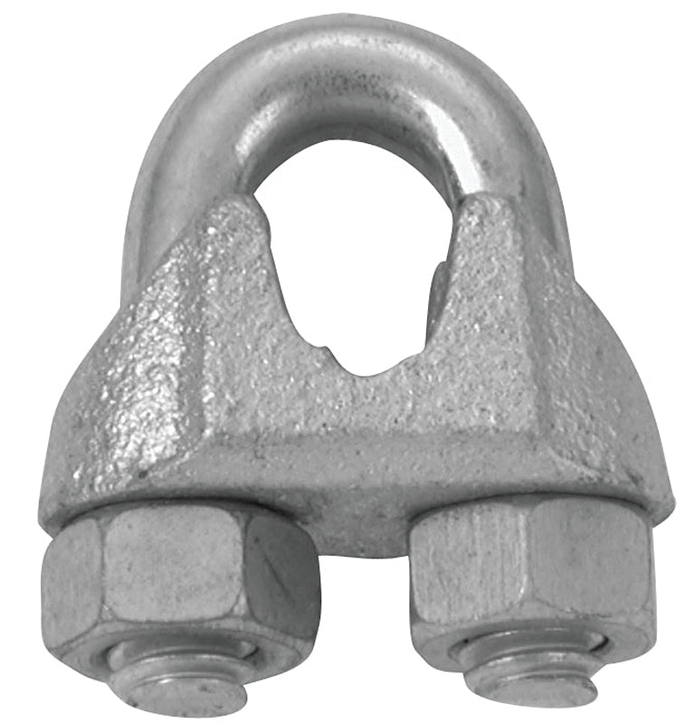 Baron 260-1 Wire Rope Clip, Malleable Iron, Galvanized, Pack of 5