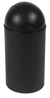 Umbra Grand 10 gal Black Plastic Swing-Top Trash Can, Pack of 3