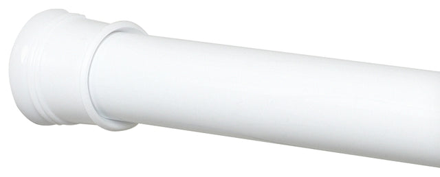 Zenna Home TwistTight Series 512W/502W Adjustable Shower Stall Rod, 40 in L Adjustable, 1 in Dia Rod, Steel