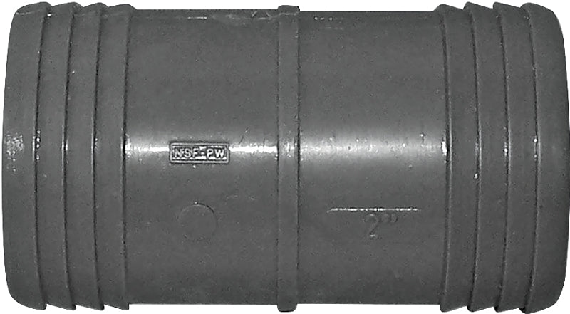 Boshart UPPC-20 Pipe Coupling, 2 in, Insert, Polypropylene