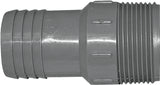 Boshart UPPA-12 Pipe Adapter, 1-1/4 in, MPT x Insert, Polyethylene, Gray, 200 psi Pressure
