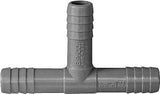 Boshart UPPT-05 Pipe Tee, 1/2 in, Insert, Polypropylene, Gray