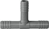 Boshart UPPT-05 Pipe Tee, 1/2 in, Insert, Polypropylene, Gray
