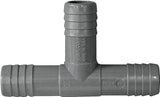 Boshart UPPT-07 Pipe Tee, 3/4 in, Insert, Polypropylene, Gray