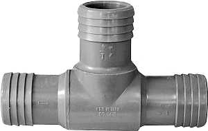 Boshart UPPT-12 Pipe Tee, 1-1/4 in, Insert, Polypropylene
