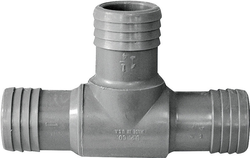 Boshart UPPT-12 Pipe Tee, 1-1/4 in, Insert, Polypropylene