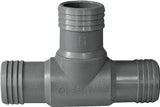 Boshart UPPT-15 Pipe Tee, 1-1/2 in, Insert, Polypropylene