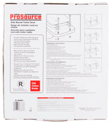 ProSource T-17WO-3L-C Toilet Seat, Round, MDF with Plastic Wood Veneer, Oak Wood, Bar Hinge Hinge