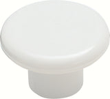 Amerock Allison Value Series BP802PW Cabinet Knob, 13/16 in Projection, Traditional, 1-1/4 in, Plastic