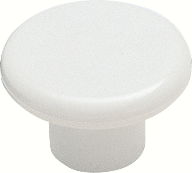 Amerock Allison Value Series BP802PW Cabinet Knob, 13/16 in Projection, Traditional, 1-1/4 in, Plastic