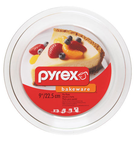 Pyrex 9 in. Pie Plate Clear 1 pc, Pack of 6