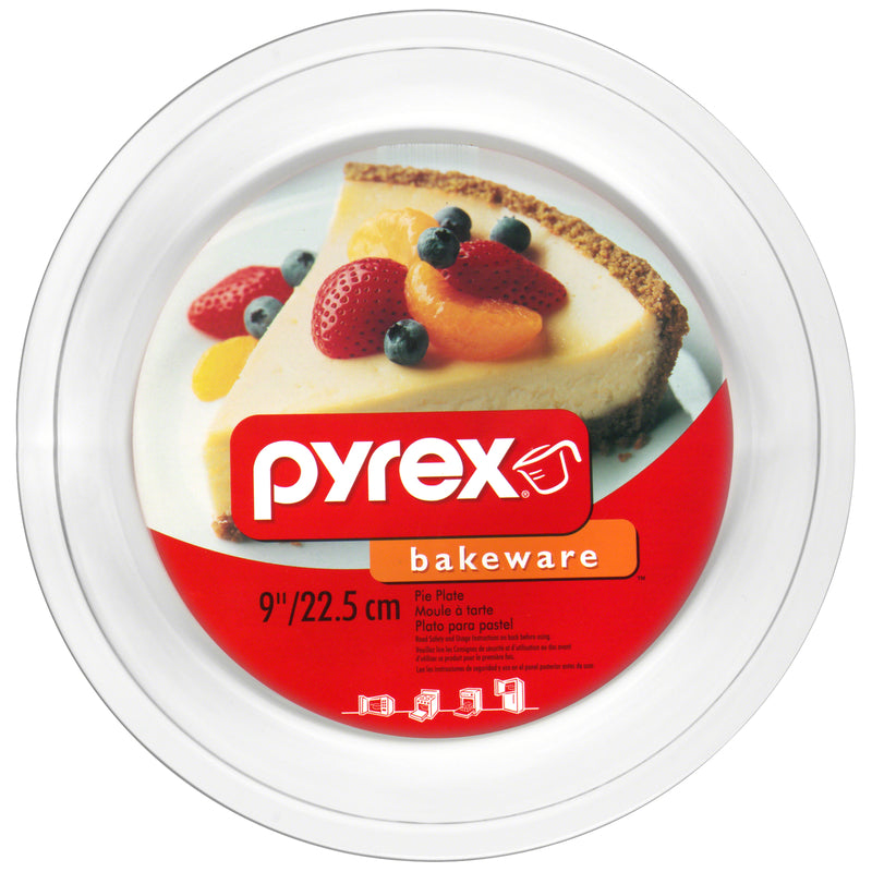 Pyrex 9 in. Pie Plate Clear 1 pc, Pack of 6