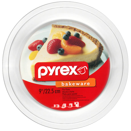 Pyrex 9 in. Pie Plate Clear 1 pc, Pack of 6