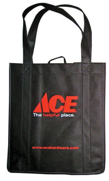 Ace 13-1/2 in. H X 12-1/2 in. W X 14 in. L Reusable Shopping Bag, Pack of 50
