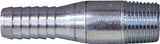 Boshart UNLMAS-050 Pipe Adapter, 1/2 in, Insert, 1/2 in, MPT, Steel, Zinc