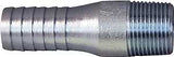 Boshart UNLMAS-075 Pipe Adapter, 3/4 in, Insert, 3/4 in, MPT, Steel, Zinc