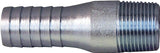 Boshart UNLMAS-075 Pipe Adapter, 3/4 in, Insert, 3/4 in, MPT, Steel, Zinc