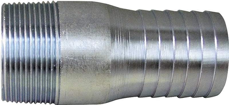 Boshart UNLMAS-150 Pipe Adapter, 1-1/2 in, Insert, 1-1/2 in, MPT, Steel, Zinc