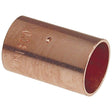 Nibco W00720D Pipe Coupling with Stop, 1/2 in, Sweat, Copper