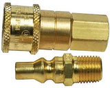 Mr. Heater F276190 Quick Connector, Brass, For: Propane/Natural Heaters