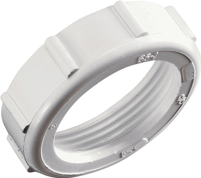 Plumb Pak PP9256W Series Slip-Joint Nut, Specifications: 1-1/4 in, PVC, White, Pack of 10