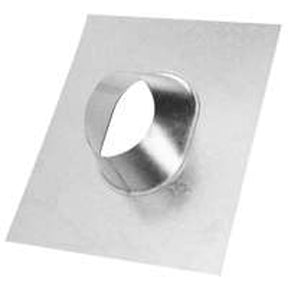 Selkirk 104825 Roof Flashing, 16 in OAL, 13-1/4 in OAW, 4 in Pipe, Aluminum/Galvanized Steel