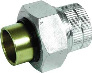 Camco USA 23503 Dielectric Union, 3/4 in, FIP x Sweat